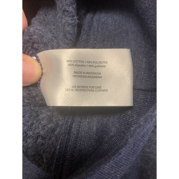 Orvis M Signature Quarter Zip outdoor Winter Sweatshirt Blue - Picture 8 of 8